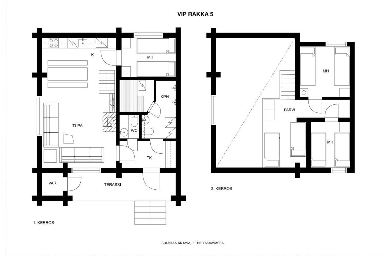 Vip Rakka Villas 5 & 6 Levi Esterno foto