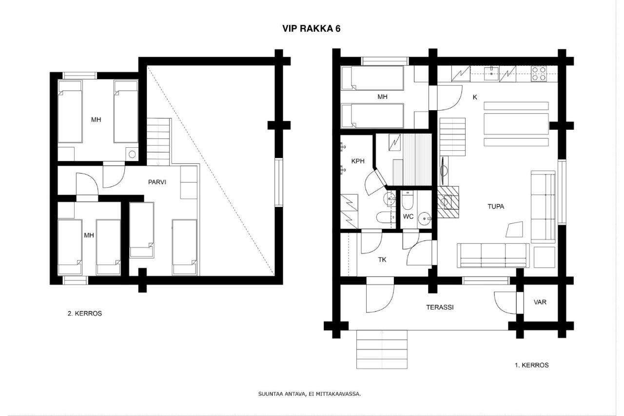 Vip Rakka Villas 5 & 6 Levi Esterno foto